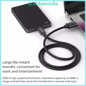 GODD 25 50 100cm Ngắn 5Gbps USB3 0 USB3 0 sang Type C Cáp 90 Độ Khuỷu Tay USB3 0 đến Type C Cáp