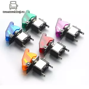 Nhíphuj Xe Tru Chiếu Sáng Led Chuyển Đổi Công Tắc An Toàn Máy Bay Lật Bao Bảo Vệ 12V VN