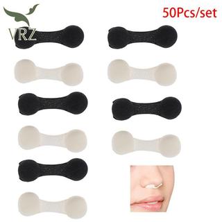 VRZ 50 Cái Thuộc Da Mũi Cắm Bộ Lọc Mũi Bọt Biển Bla / Trắng Chống Ô Nhiễm HOT