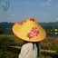 Mũ ngư dân bằng tre cổ điển Trung Quốc Mũ dệt thủ công Mũ ống hút Mũ múa mưa Đạo cụ nón Mũ che nắng Mũ tre nhựa