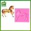 SWEET Ngựa Khuôn Silicon Chạy Ngựa Fondant Bánh Trang Trí Dụng Cụ Cupcake Topper Sôcôla Kẹo Thủ Công Kẹo Cao Su Dán Polymer Đất Sét n
