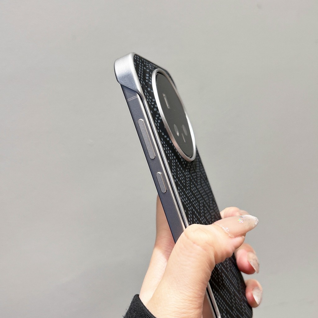 Ốp da từ tính không khung họa tiết bằng sợi Carbon cho Honor Magic 8 / 8 Pro / Bảo vệ Camera / Chống vân tay