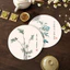 Mới Phong Cách Trung Quốc Placemat Coaster Tấm Cách Nhiệt Thấm Hút Nước Tròn Chống Trơn Trượt Bàn Ăn Thảm Trà Hộ Gia Đình Sáng Tạo Đặt Miếng Lót