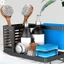 Hộp đựng bọt biển bồn rửa nhà bếp - Dụng cụ sắp xếp bàn chải có hộp đựng xà phòng
