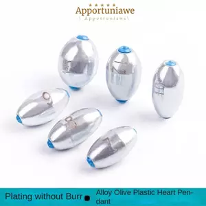 IAPPORTUNIA 20 Chiếc Chìm Câu Cá, Chất Liệu Thép carbon Hợp Kim 3g / 4g / 5g / 6g / 7g / 8g / 9g / 10g Trọng Lượng Câu Cá, Cá Chép Trọng Lượng Câu Cá Dẫn Trọng Lượng Câu Cá