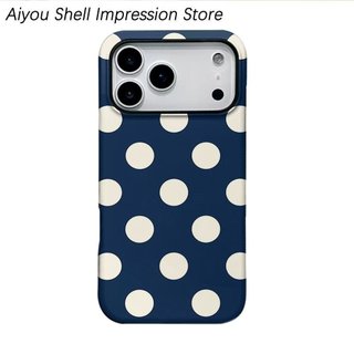 Ốp Điện Thoại Thích Hợp Cho iPhone Đơn Giản Chấm Bi iPhone16pro Vỏ Điện Thoại iPhone17 Phim Hai Trong Một 15 Vỏ Cứng 14pro Hai Lớp 1312 Vỏ Bảo Vệ 0DWV