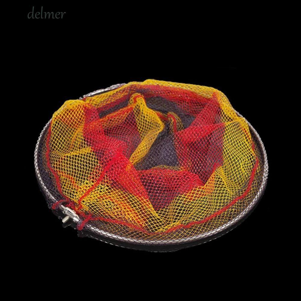 Đầu lưới hạ cánh gấp DELMER, Đầu lưới câu cá bằng thép không gỉ nylon bằng thép không gỉ, Lưới hạ cánh câu cá bền gấp màu sắc Chroma Lưới câu cá nylon hạ cánh câu cá