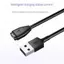 Đồng hồ thông minh Charing Adapter USB / Type C sang Garmin Thiết kế khuỷu tay Cắm và chạy Đồng hồ thông minh Charing Adapter Cáp cho Garmin Forerunner245M / 158 / 255 / 955