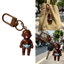 Yoo Lovely Natasha Funny Doll Móc khóa Mặt dây chuyền nhựa 3cm cho ba lô và vật liệu chắc chắn