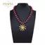 PNPIA- Mới Kim Loại Vintage Mặt Dây Chuyền Hoa Mặt Dây Buộc Handmaed Đính Hạt Choker Nelace Cho Nữ Ngày Lễ Trang Sức Quà Tặng