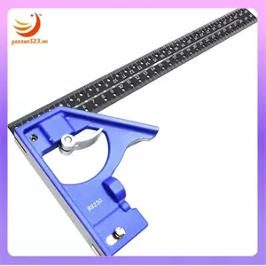 Thước góc phải 30CM Thước góc đánh dấu lỗ Thước đo góc công nghiệp Máy đo đánh dấu Scribe Vẽ một vòng tròn chế biến gỗ