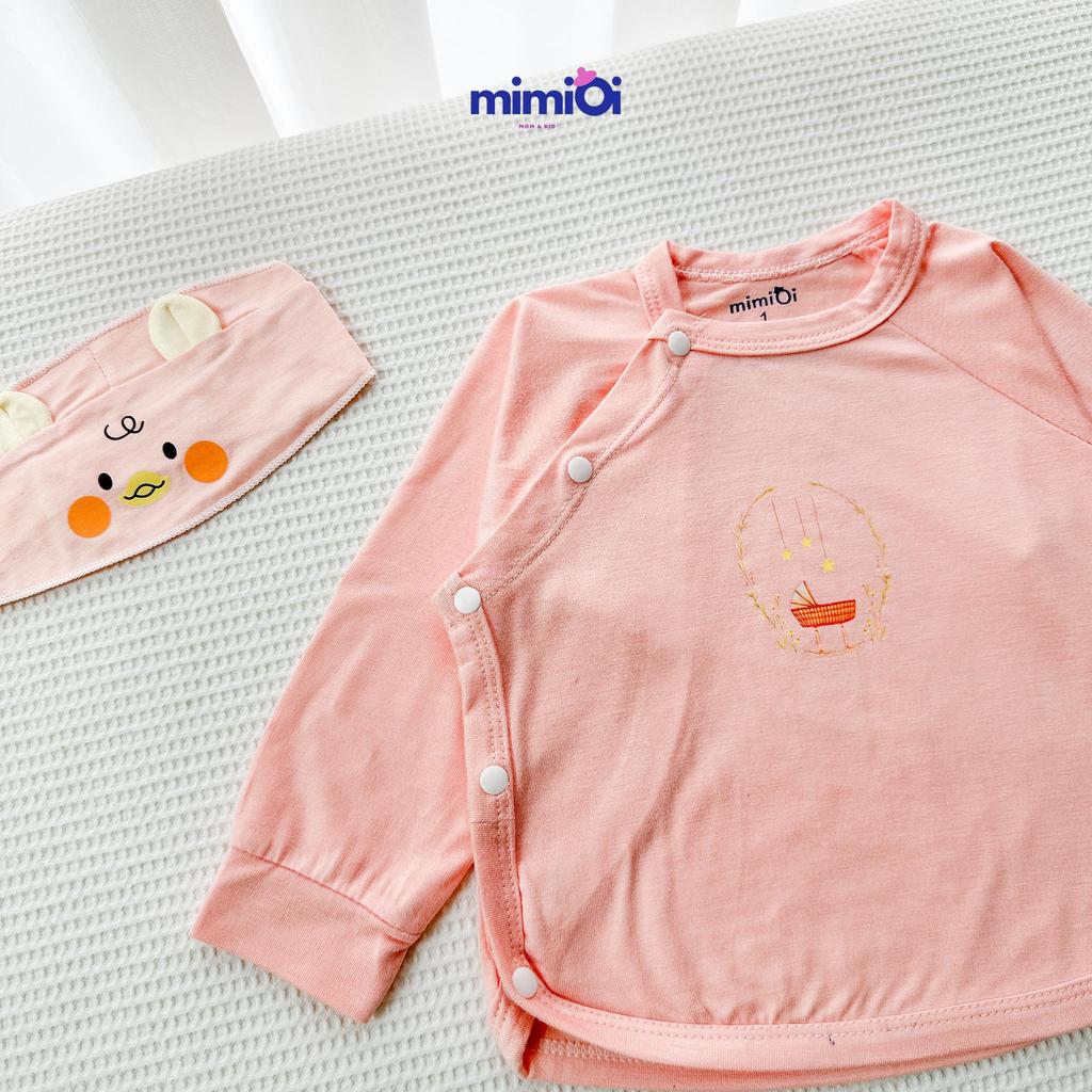 [AD01] Combo 3/5 áo dài lẻ cho bé sơ sinh chất liệu thun lạnh thoáng mát cho bé sơ sinh 0-3 tháng