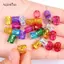 AqToCna 100 Chiếc Dread Lo Có Thể Điều Chỉnh Tóc Bím Tóc Vòng Kẹp Hạt Ống Nhẫn Phụ Kiện AqToCna