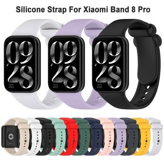 Mới Thay Thế Dây Đeo Silicon Thông Minh Dây Đeo Tay Phụ Kiện Vòng Tay Đồng Hồ Cho Xiaomi Band 8 / 9 / 10 Pro Và redmi Band 4 / 5 / 6 Đồng Hồ Thông Minh