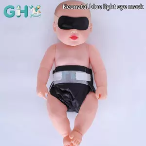 GHX Sơ Sinh Bịt Mắt Cho Bé Miếng Dán Mắt Tránh Ánh Sáng Thoáng Khí Bảo Vệ Ánh Sáng Ánh Sáng Kính Lưới Chiếu Xạ Free Eye Pad VN