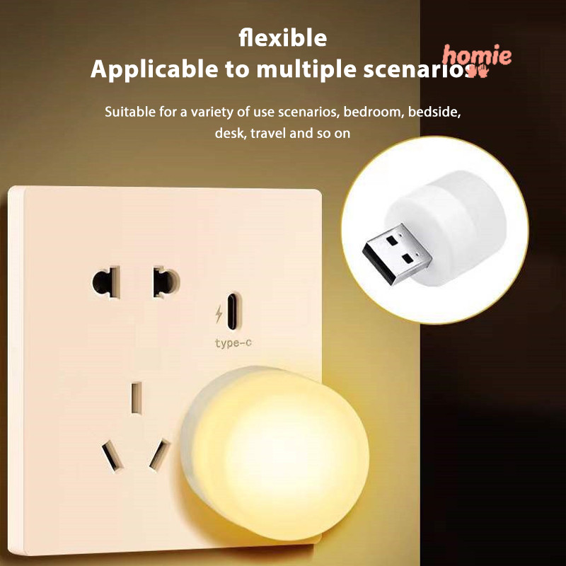 Đèn cắm USB, đèn sạc pin dự phòng cho máy tính, đèn LED bảo vệ mắt, đèn đọc sách, đèn ngủ nhỏ hình tròn.