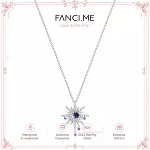FANCIME "Soluna Nexus" Alexandrite Vòng cổ bạc đá quý tháng 6
