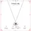 FANCIME "Soluna Nexus" Alexandrite Vòng cổ bạc đá quý tháng 6