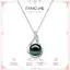 FANCIME "Vahine Charming" Vòng cổ bạc ngọc trai Tahitian