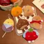 MARGREDY Sang Trọng Búp Bê Móc Khóa, Xoài Đào Chuối Hoạt Hình Ba Lô Trái Cây Quyến Rũ, Bơ Dễ Thương Chanh Anh Đào Túi Mặt Dây Chuyền Quà Tặng Sinh Nhật