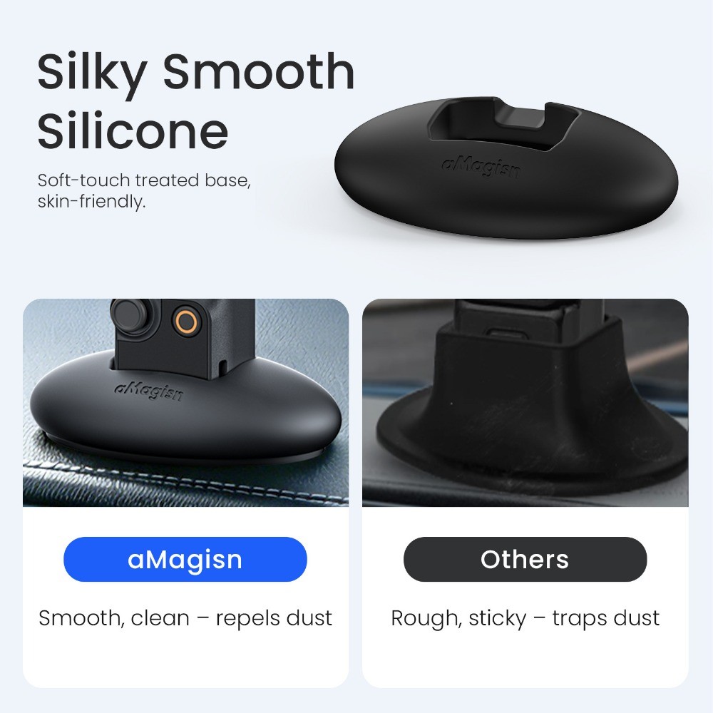 AMagicsn cho đế silicon ô tô DJI Pocket 4 cho phụ kiện DJI Pocket 4 / 3 cho giá đỡ máy tính để bàn DJI Pocket 4 / 3