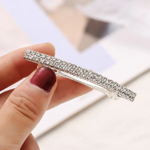 Phiên Bản Hàn Quốc Móng Vuốt Dây Xích Phụ Kiện Tóc Thoát Nước Đôi Kim Cương Tóc Đa Tầng Kẹp Phẳng Thời Trang Đuôi Ngựa Mùa Xuân Kẹp Mũ Đội Đầu Kẹp L9Y