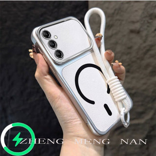 Thích hợp cho Samsung A16 Samsung A17 Samsung A26 Samsung A36 5G Samsung A56 5G vòng hút từ tính miệng C họa tiết da mới + vỏ điện thoại mềm dây tay 0060
﻿
﻿
﻿
﻿