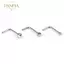 PNPIA- 60 Cái / bộ Thép Không Gỉ CZ Pha Lê Hình Chữ L Mũi Vòng Body Piercing Stud