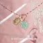 Dawn Breaking Dawn Thời Trung Cổ Vòng Cổ vintage Tình Yêu Bạc Hà Mặt Trời Vòng Cổ Ánh Sáng Thiết Kế Sang Trọng Xương Đòn Dây Xích 6.1