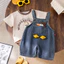 Quần áo sơ sinh VN, Bộ đồ bé gái, Áo thun động vật hoạt hình ngắn tay, Quần yếm Denim, Bộ đồ 2 mảnh, Quần áo thường ngày cho trẻ em, Hàng mới về