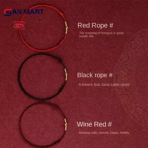 AN.MART Thời Trang Handmade Vòng Tay Dây Đỏ Luy Lắc Tay Nam Nữ Người Yêu Bạn Thân Nhất Luy Vòng Tay Vòng Chân Kích Thước Điều Chỉnh VN
