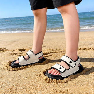 Unisex Trẻ Em Nền Tảng Dép 2026 Mùa Hè Mới Tập Đi Đôi Dây Sandal Đế Mềm Thoải Mái Đa Năng Kid Trường Chân Trần Giày