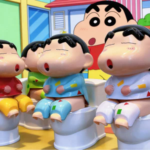 Crayon Shin-chan Nước Bắn Đồ Chơi Hình Ngộ nghĩnh Vệ Sinh Nước Bắn Đồ Chơi Mới Lạ Đồ Chơi Trang Trí Giải Nén Đồ Chơi