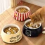 Màu In Melamine Chậm Bát Thức Ăn Cho Chó Lớn Corgi Shiba Inu Bát Thực Phẩm Gia Đình Bát Đơn Chống Trơn Trượt Thú Cưng Chó Bát Cơm