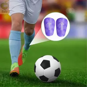 ROLY 1 Cặp Bóng Đá Shin Guards, Giảm Tác Động Miếng Lót Shin Nhẹ, Giảm Sốc Chuyên Nghiệp Tăng Cường Thiết Bị Bảo Vệ Thoải Mái Thanh Niên
