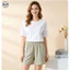 Quần short sọc sóng nhuộm sợi Cotton nguyên chất phong cách cặp đôi / Quần short đi biển ngoài trời mùa hè / Có thể mặc bên ngoài Quần Pyjama tại nhà