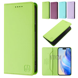 Ốp Lưng Cho Realme 16 15 15X 14 13 12 12 12X 11 11X 10 9 8 Pro Plus + 4G 5G Slim Ví Da PU Vỏ Điện Thoại Lật Từ Tính Có Khe Cắm Thẻ
