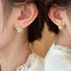 Bông tai nữ đa năng hình ngôi sao vàng thời trang phong cách Hàn Quốc