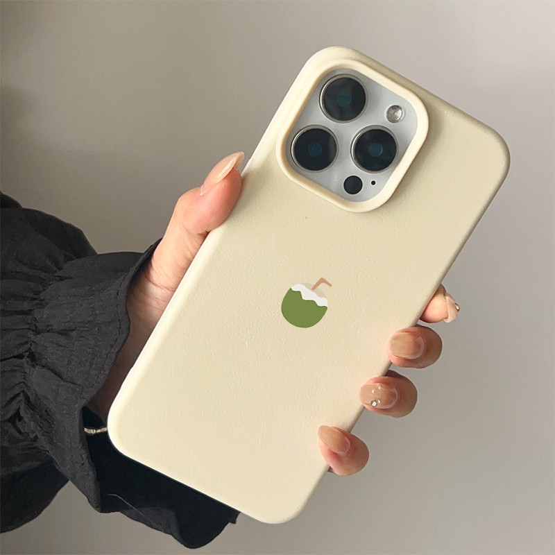 Dành cho ốp lưng iPhone 17 16 Pro Max 15 14 13 12 11 Hình minh họa nước dừa