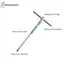 Cheenm T / L 2 / 2.5 / 3 / 4 / 5 / 6 / 8 / 10mm Tuốc nơ vít Torx Loại T Allen Cờ lê lục giác Chrome Dụng cụ cầm tay hình chữ T mở rộng Cờ lê chữ T VN