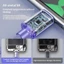 Cáp dữ liệu ngắn sạc siêu nhanh 120W Cáp dữ liệu sạc điện thoại dệt 0,25m Cáp dữ liệu USB / Type C sang Type C cho Power Bank