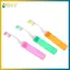 BVY 1 / 6 Chiếc Bàn Chải Đánh Răng Di Động Mini Du Lịch Có Thể Gập Lại Tiết Kiệm Không Gian Có Vỏ Bàn Chải Nhỏ Người Lớn Trong Suốt Màu Kẹo.
