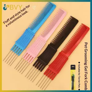 BVY Pet Cats Dogsb Massage Chải Lông Tạo Kiểu Kép Sử Dụng Cho Chó Chải Lông Cho Chó Mèo Làm Sạch Tóc Sản Phẩm Cho Thú Cưng.