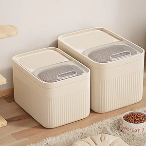 Hộp đựng thức ăn cho chó có khóa miệng mở rộng cho thú cưng