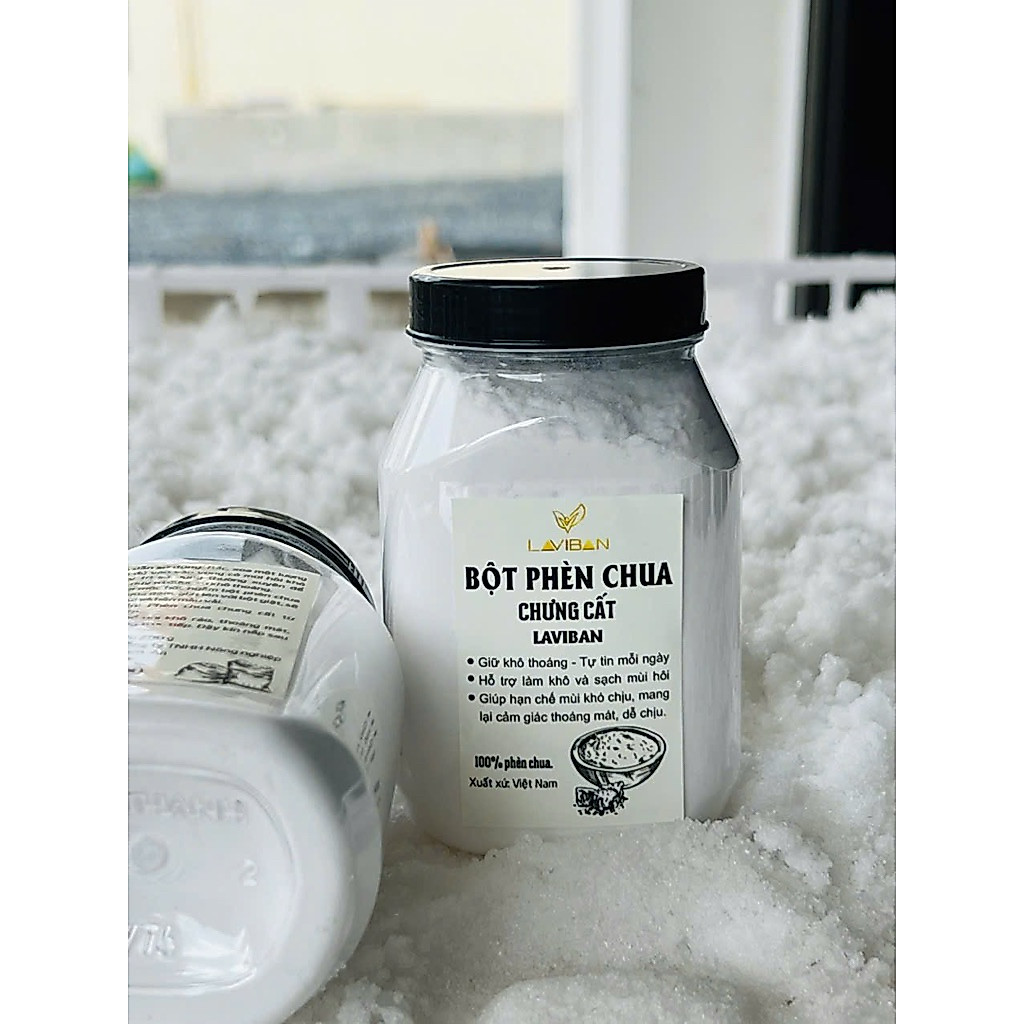 Phèn Chua Chưng cất 200g khử mùi hôi mồ hôi cơ thể