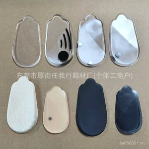 Chỉnh sửa gót chân Miếng đệm silicon nửa kích thước Đế chỉnh sửa X Chân hình chữ O bên trong bên ngoài tám xương chân GEL Trong suốt Trị liệu từ tính Tấm lót gót chân MTBQ