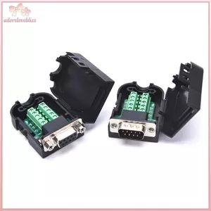 THÊM Đầu nối DB9 RS232 Nam Nữ 9 Pin RS485 Đầu nối đột phá BSS