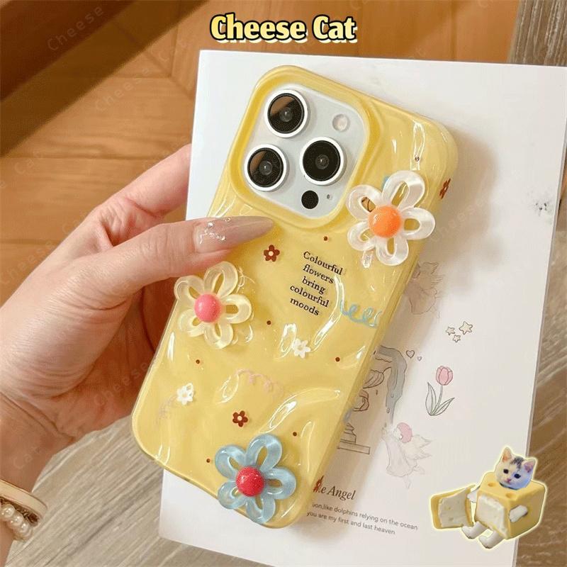 Ốp điện thoại hoa pha lê ba chiều có dây buộc cho iPhone 14 16 15 17 12 11 13 Pro Max Xs Max XR 7Plus