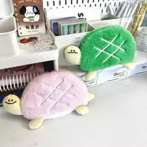 Sáng Tạo Rùa Sáng Tạo Dễ Thương Vui Nhộn Sang Trọng Hộp Văn Phòng Phẩm Dung Tích Lớn Túi Văn Phòng Phẩm Nữ Trung Học Cơ Sở Hộp Đựng Bút Chì 0606