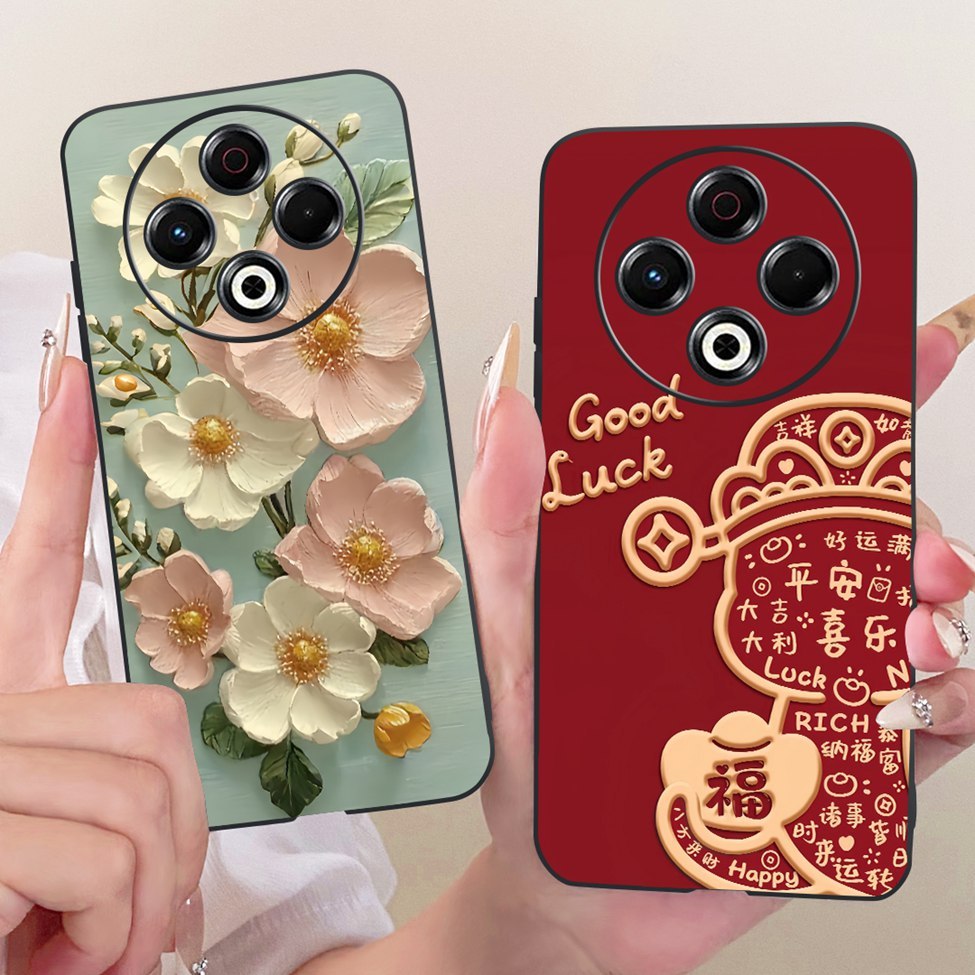 Vỏ Cho Tecno Spark 30 Vỏ KL6 Thẩm Mỹ Hoạt Hình Dễ Thương Thời Trang Bướm Ngộ nghĩnh Sơn Mặt Sau Cho Techno Spark 30